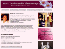 Tablet Screenshot of meo-thaimassage.com